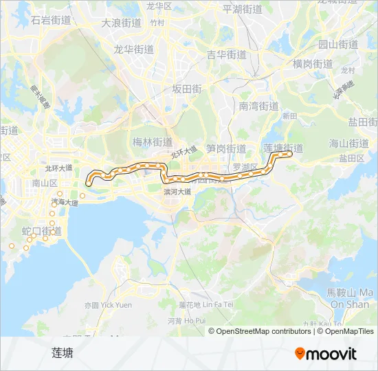 2号线 Metro Line Map