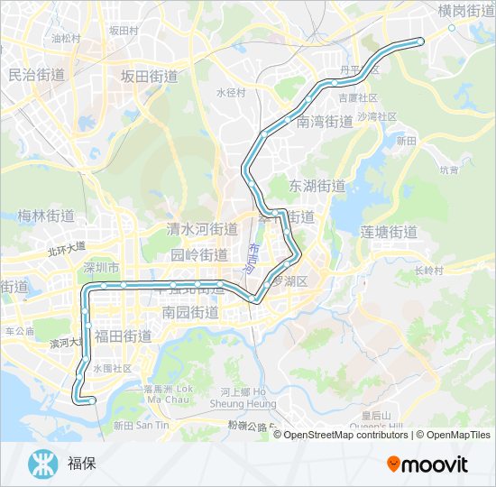 地铁3号路的线路图