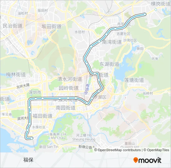 3号线 Metro Line Map