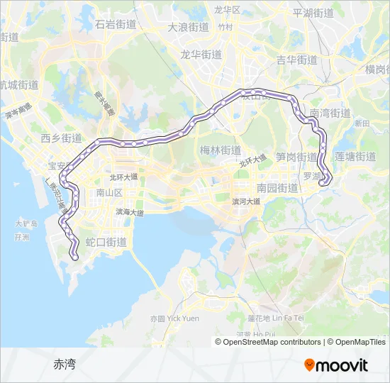 5号线 Metro Line Map