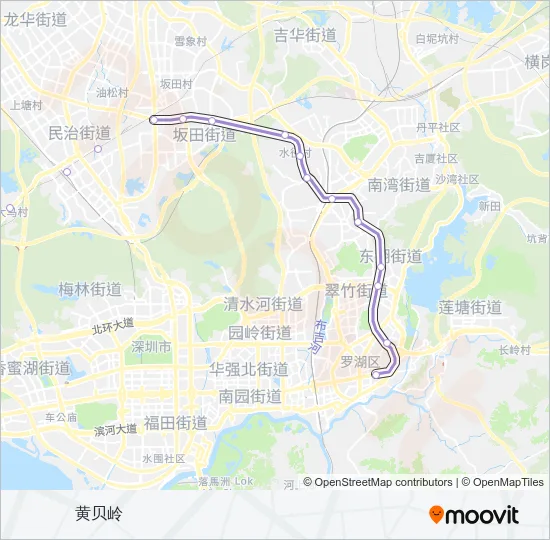 5号线 Metro Line Map