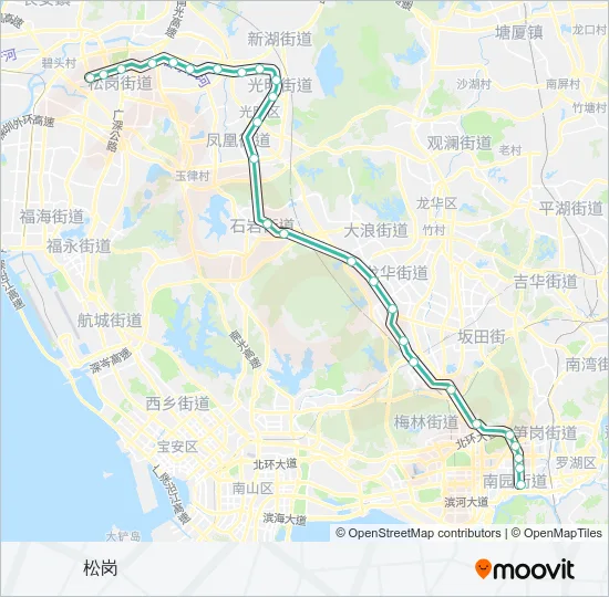 6号线 Metro Line Map