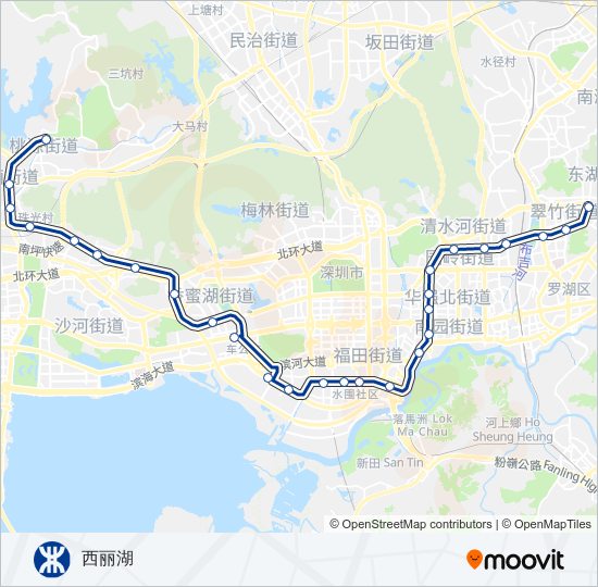 深圳地铁线路 7号图片