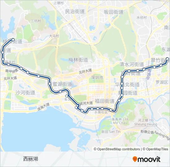 7号线 Metro Line Map