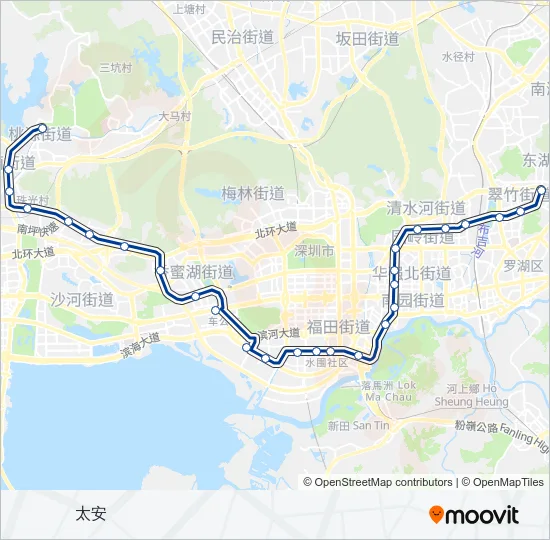 7号线 Metro Line Map