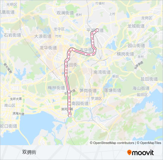 地铁10号路的线路图