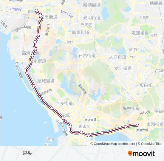 11号线 Metro Line Map