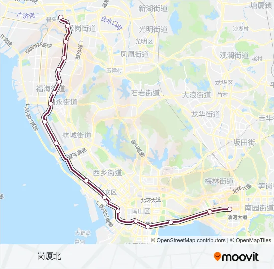 11号线 Metro Line Map