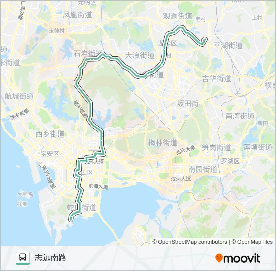 332 Bus Line Map