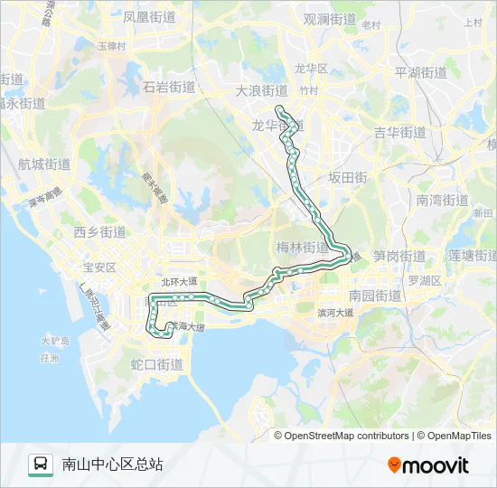 M222 Bus Line Map