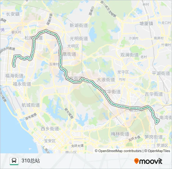 M415 Bus Line Map
