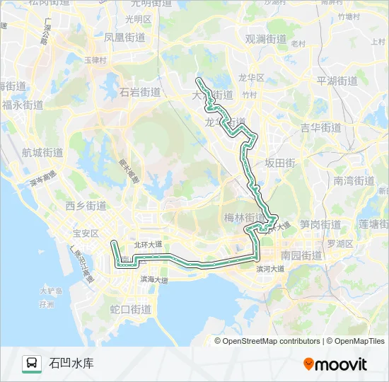 324 Bus Line Map