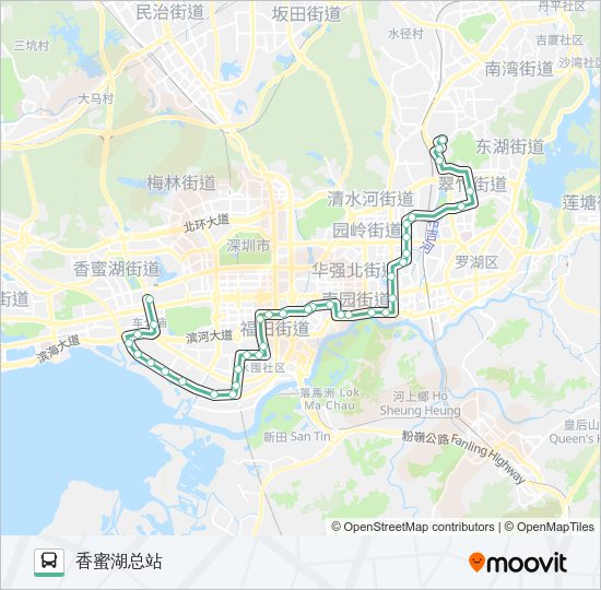 公交63路的线路图