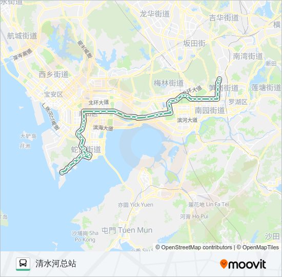公交79路的线路图
