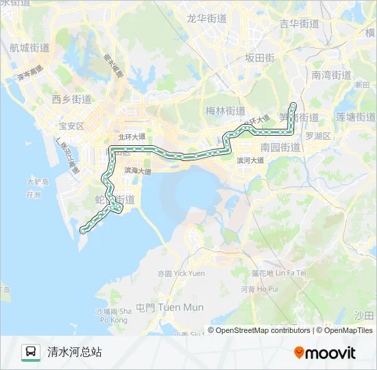 公交79路的线路图