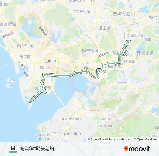 80 Bus Line Map