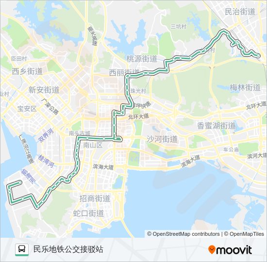 公交81路的线路图