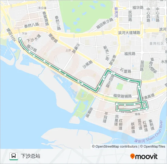 B820 Bus Line Map