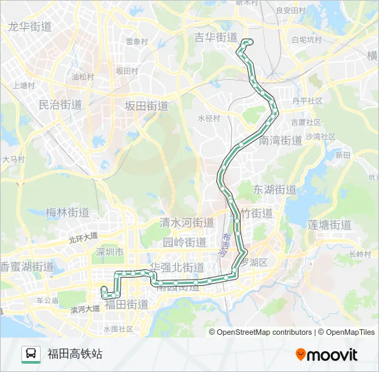 M192 Bus Line Map
