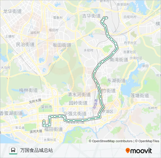 M192 Bus Line Map