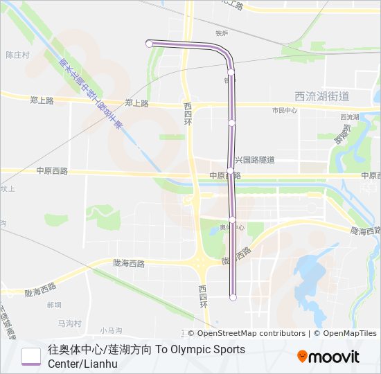 地铁14号 LINE 14路的线路图