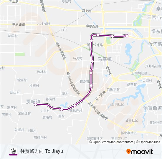 地铁6号 LINE 6路的线路图