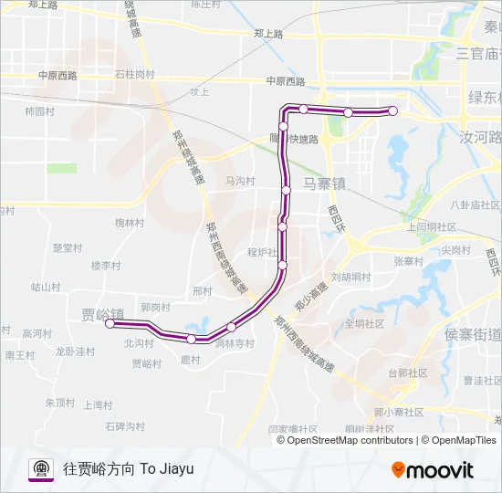 地铁6号 LINE 6路的线路图