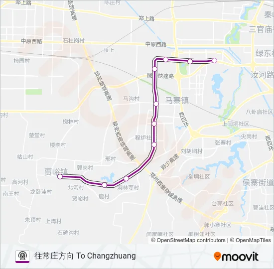 地铁6号 LINE 6路的线路图