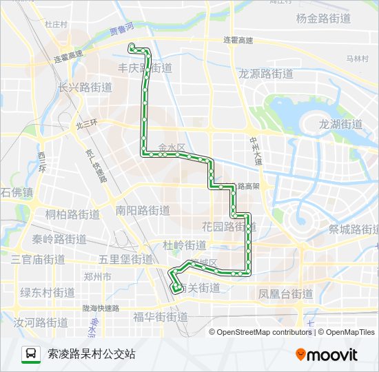 公交2路的线路图