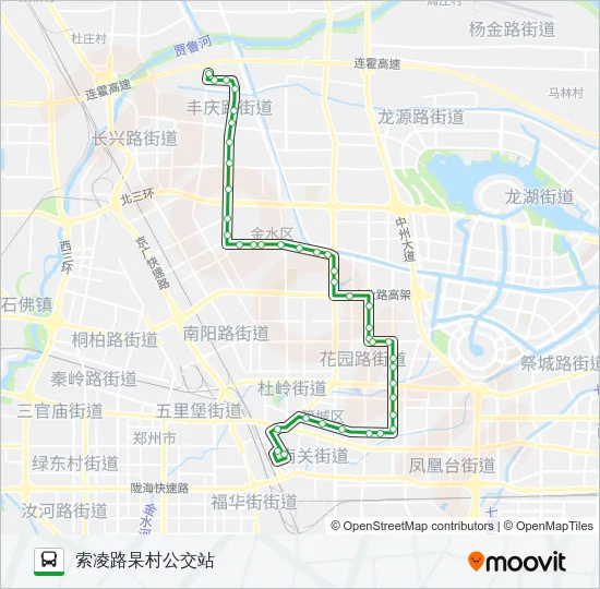 公交2路的线路图