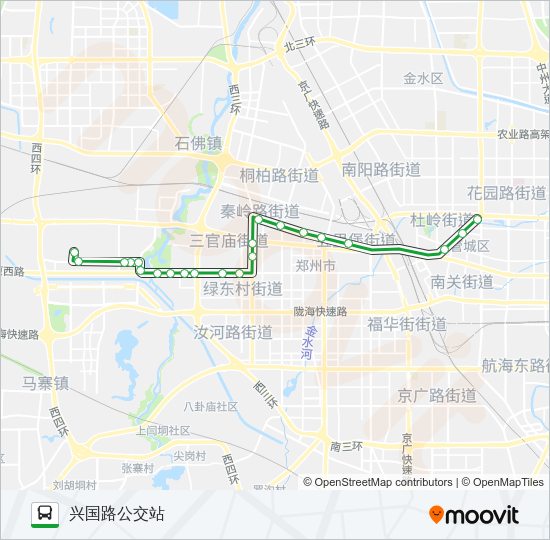 公交37路的线路图