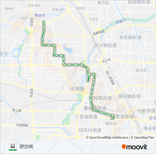 45 bus Line Map