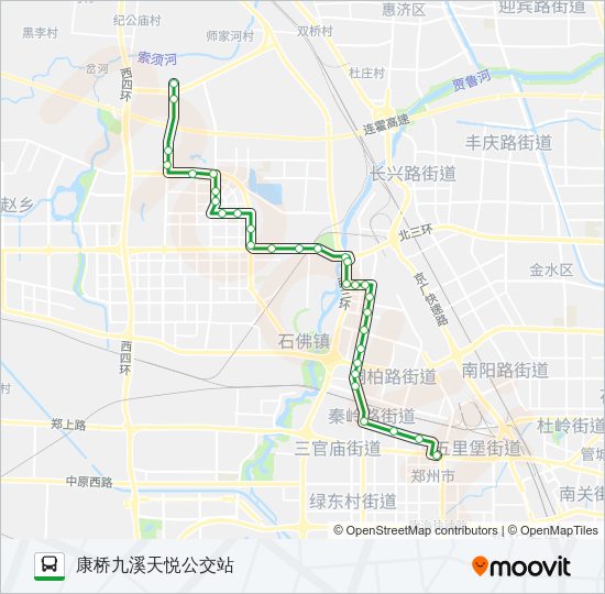 公交45路的线路图