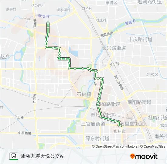 公交45路的线路图