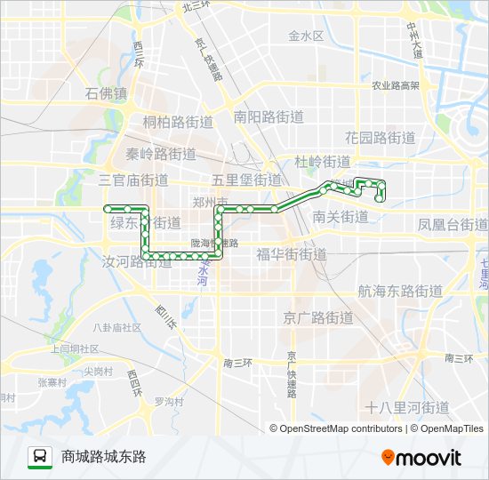 公交58路的线路图