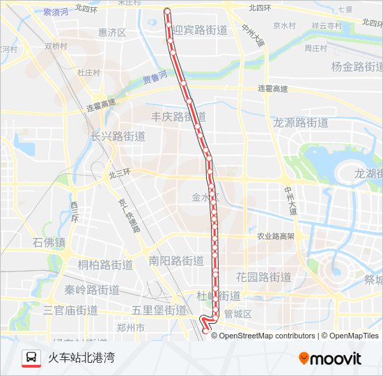 公交Y6路的线路图