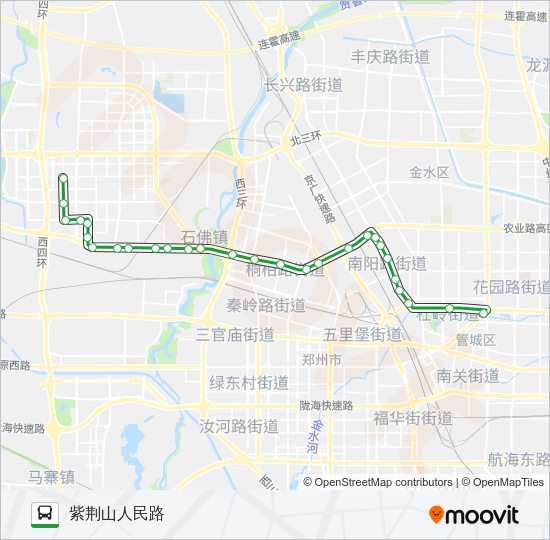 公交100路的线路图
