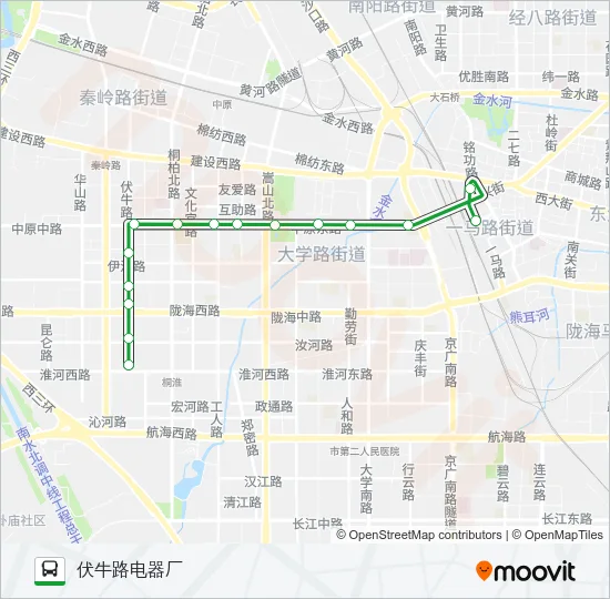 102 Bus Line Map