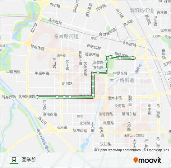 103 Bus Line Map