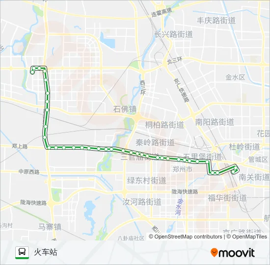 公交108路的线路图