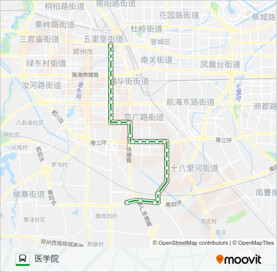 公交111路的线路图