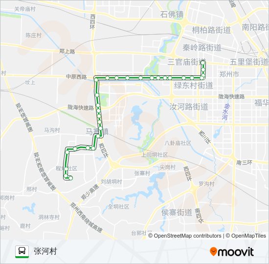 公交112路的线路图