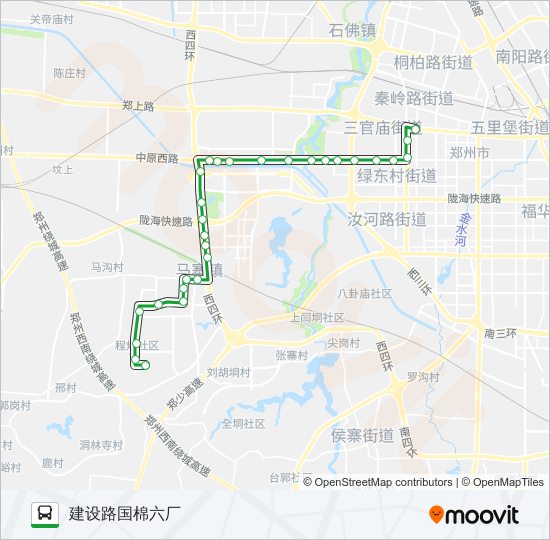 公交112路的线路图