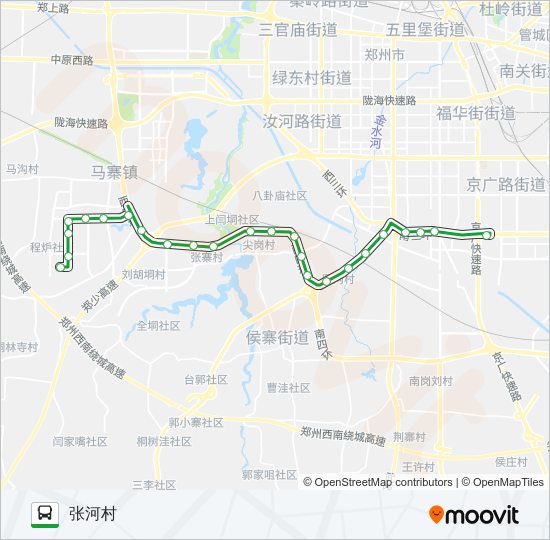 113 bus Line Map