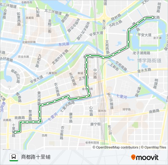 公交114路的线路图