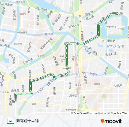 公交114路的线路图