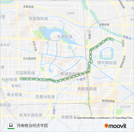 公交115路的线路图