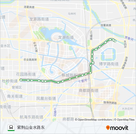 公交115路的线路图