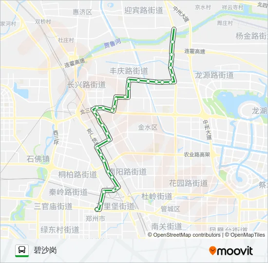 公交130路的线路图