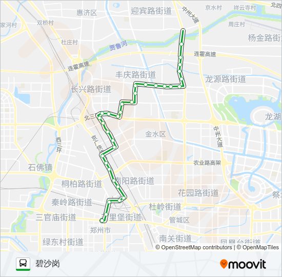 公交130路的线路图